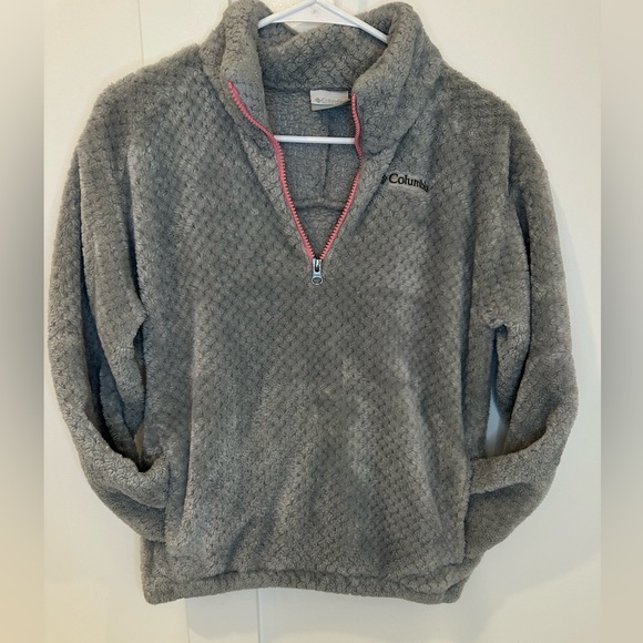 Columbia Gray Zip-Up Sweater - Picture 1 of 5